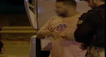 PRF percebe nervosismo de caminhoneiro e encontra algo de errado na carga