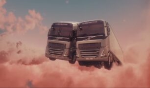 Propaganda da Volvo transforma caminhões em uma história de amor