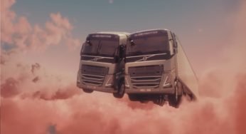 Propaganda da Volvo transforma caminhões em uma história de amor