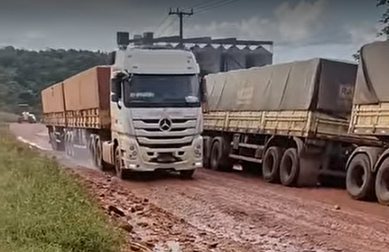Vejam as condições dessa estrada brasileiras