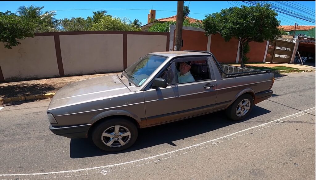 Vídeo saveiro G1 com motor a diesel no Brasil