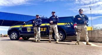 PRF retém caminhão com 12 toneladas de excesso de peso na carga