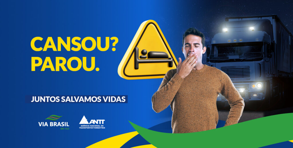 ANTT e a Via Brasil BR-163 lançam campanha “Juntos salvamos vida.”