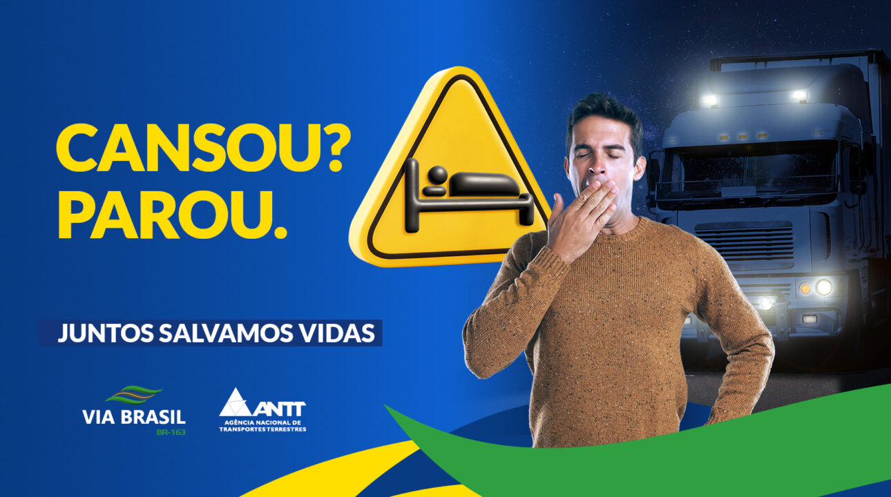 ANTT e a Via Brasil BR-163 lançam campanha “Juntos salvamos vida.”