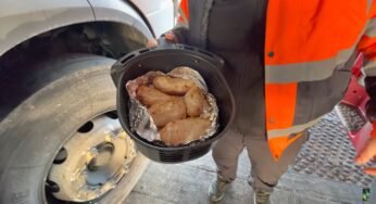 Veja como é a cozinha de um caminhão na europa