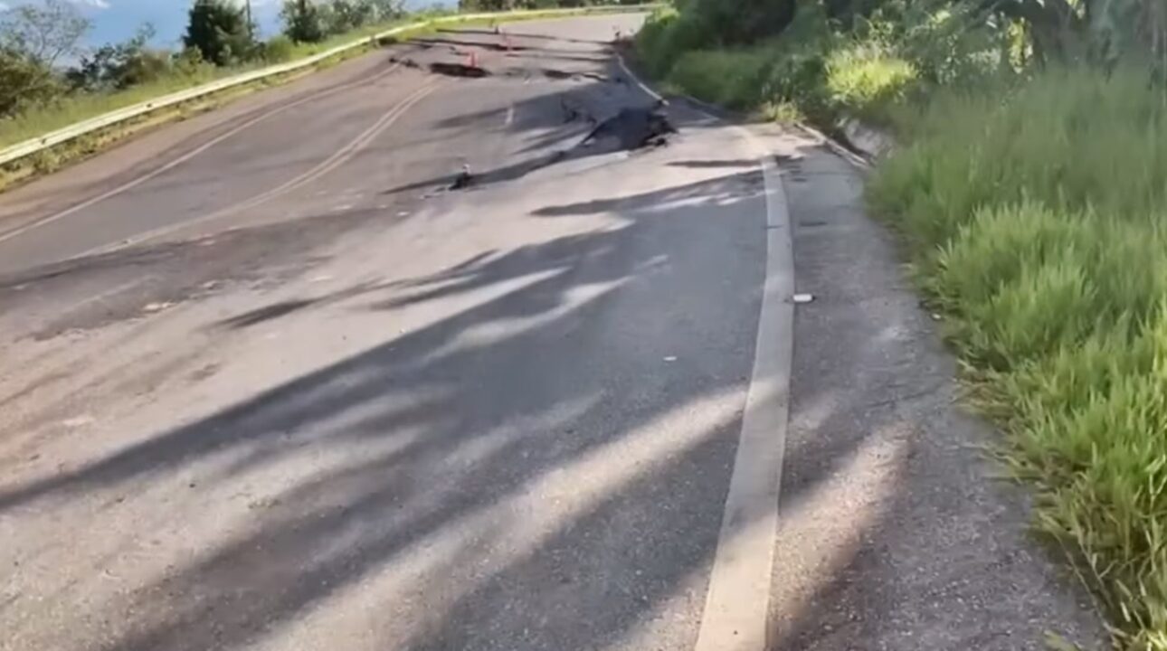 Veja a situação assustadora da BR-459