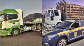 Transportadoras é multada em mais de 10 mil reais, devido à 20 toneladas de excesso de peso em dois caminhões