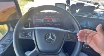 Veja como é dirigir o caminhão Mercedes Benz Actros 1845 com sistema retarder