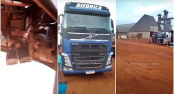 Veja o que a bandidagem fez com esses caminhoneiros