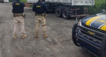Polícia Rodoviária Federal consegue recuperar caminhão roubado no mesmo dia