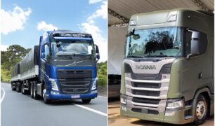 Scania e Volvo mais potentes