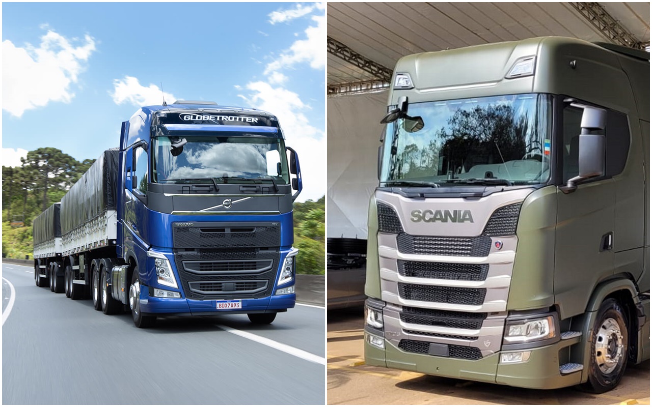 Scania e Volvo mais potentes