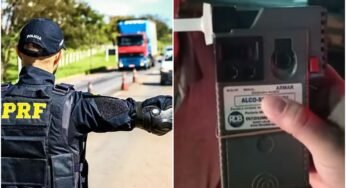 Caminhoneiro é preso após fazer o teste do bafômetro