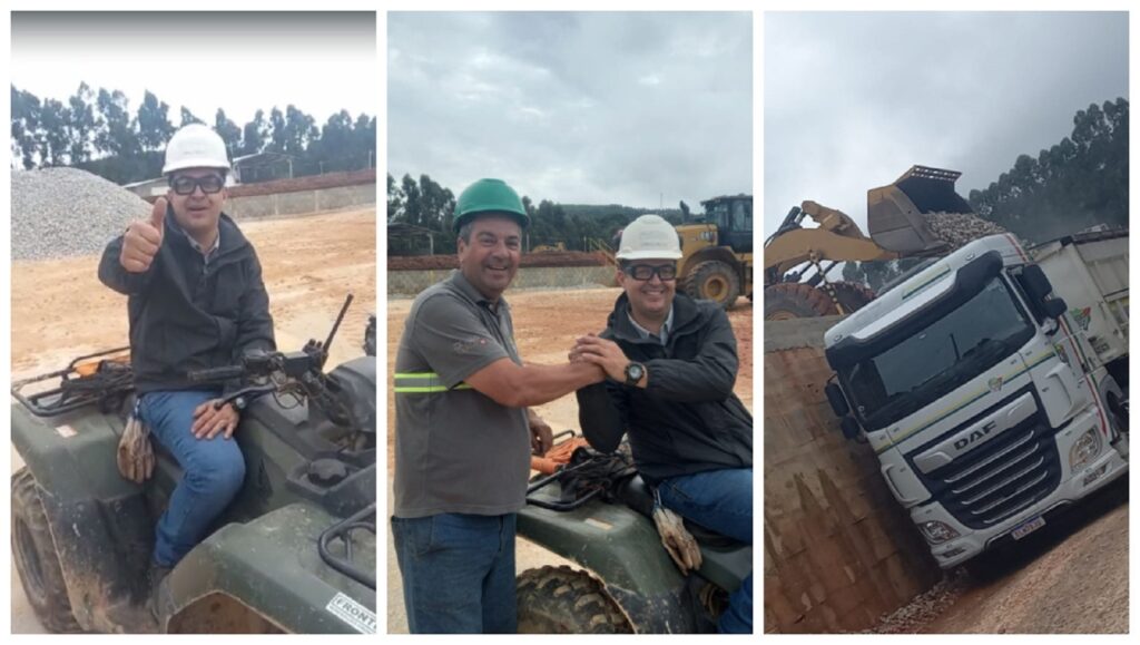 Empresa de mineração cria espaço para caminhoneiros e familiares