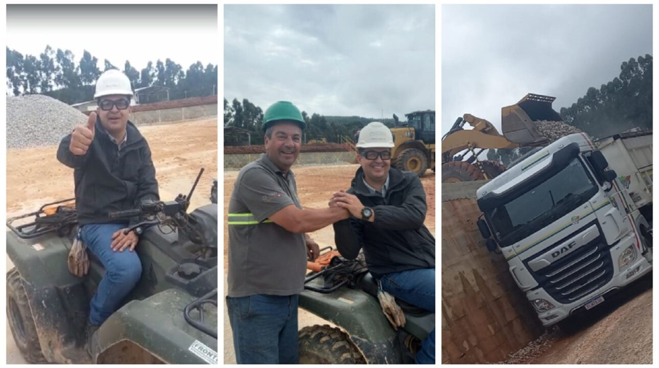 Empresa de mineração cria espaço para caminhoneiros e familiares