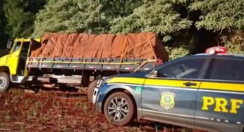 Caminhão com contrabando é perseguido pela polícia rodoviária federal