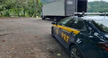 Caminhão adquirido pelo golpe do depósito falso é recuperado pela PRF