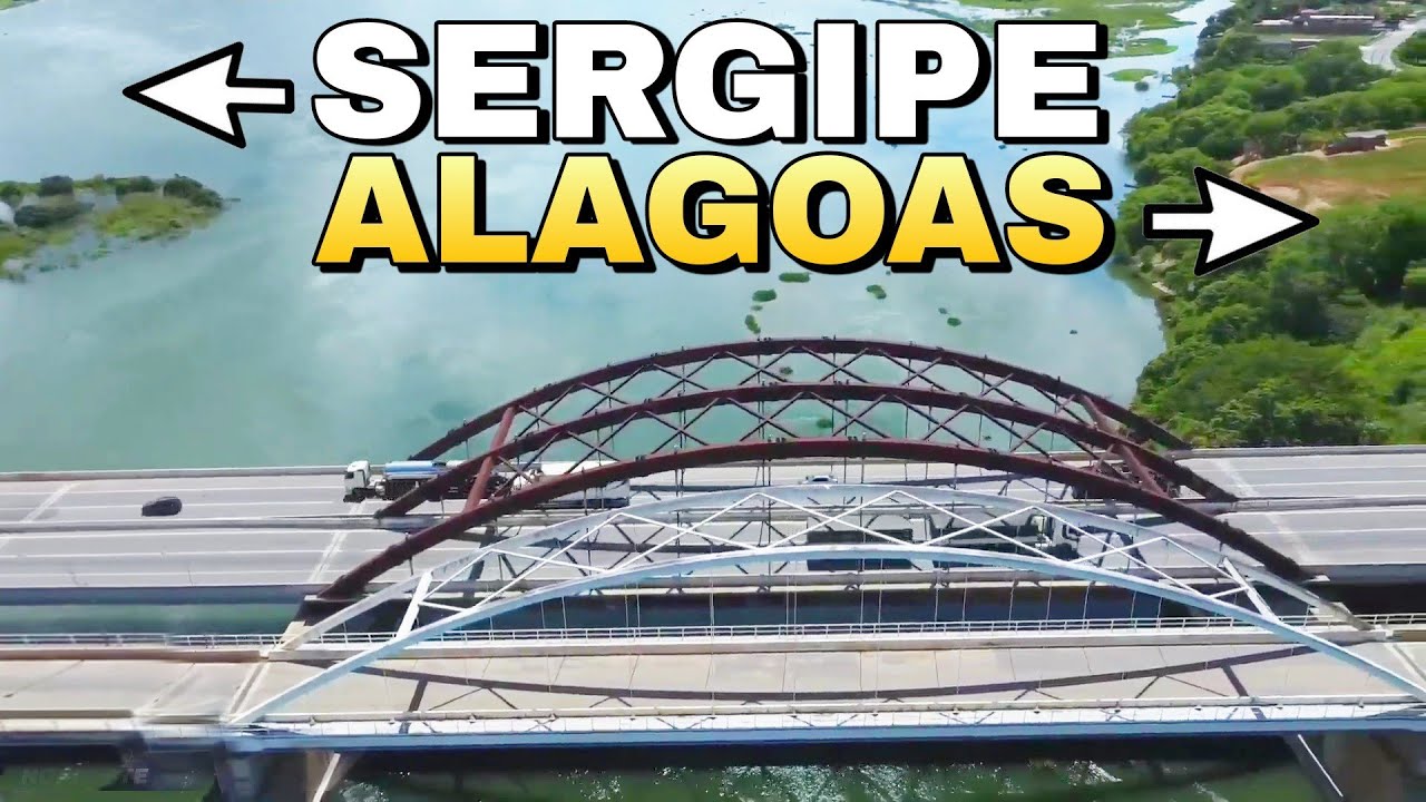 Conheça o trecho da ponte do Rio São Francisco, na divisa dos estados Alagoas e Sergipe