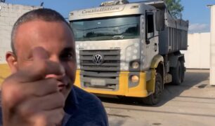 DETRAN exige que dona de caminhão apreendido contrate um guincho para retirar o veículo do pátio