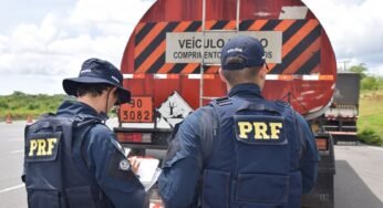 PRF intensifica a fiscalização no transporte de produtos perigosos na Bahia