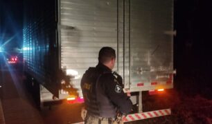PRF recupera caminhão furtado em dezembro de 2022, no Rio Grande do Sul