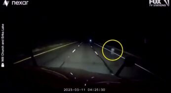Caminhoneiro flagra fantasma em uma rodovia do Arizona, Estados Unidos