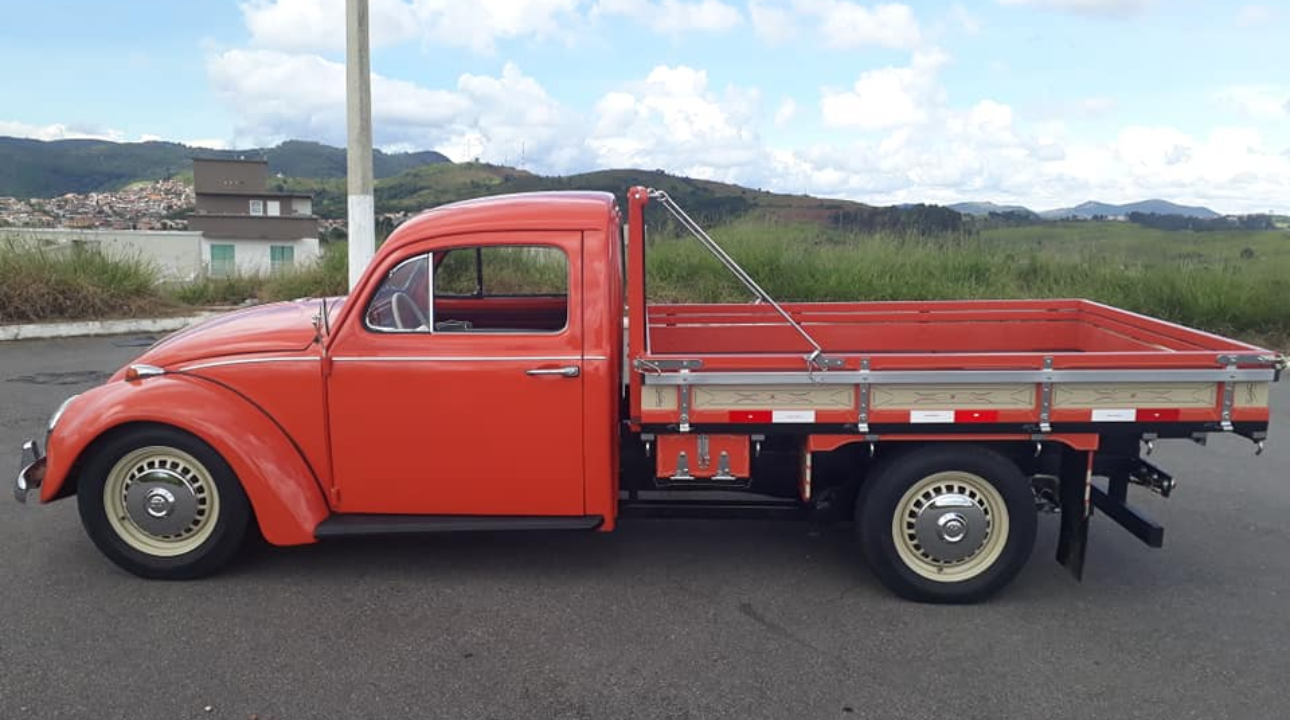 Brasileiros transformaram o popular fusca em um caminhão magnífico