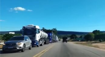 Atenção: trechos da BR -116 estão funcionando em Pare e Siga por conta de reformas na pista