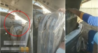 Caminhoneiro faz gambiarra na tampa do radiador