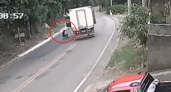 Motorista pula de caminhão desgovernado no Sul do Espírito Santo