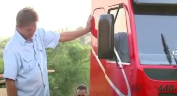 Motorista cria caminhão de verdade usando motor de moto