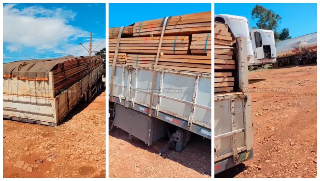 Caminhoneiro desengata carreta em areia e o pior acontece