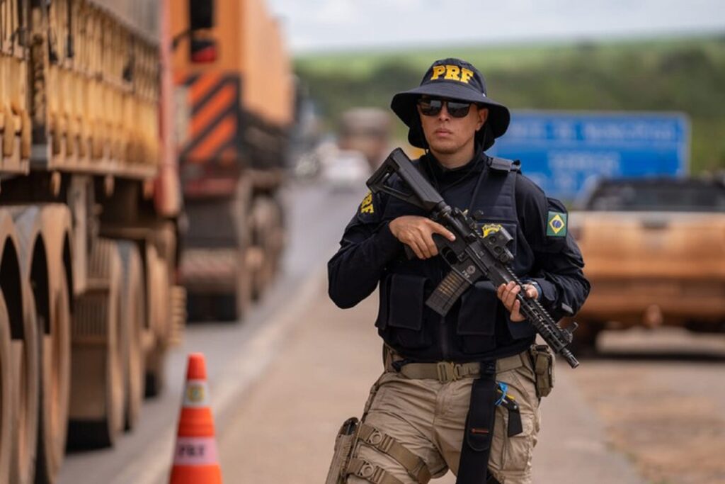 PRF divulga balanço da Operação Tiradentes 2023, em Mato Grosso