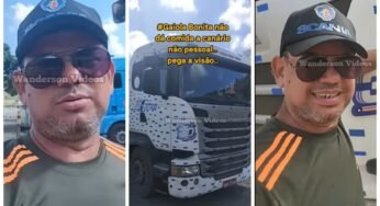 Caminhoneiro manda a resposta para colegas que zoam por trabalhar em caminhão antigo