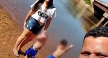 Esposa de caminhoneiro tenta salvar ele e o filho de afogamento e some no rio