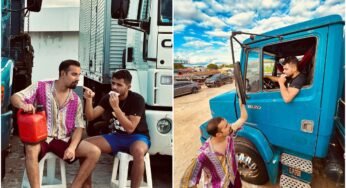 Comediantes fazem vídeos com histórias contadas pelos caminhoneiros