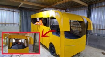 Video: Youtuber está criando um mini ônibus em casa