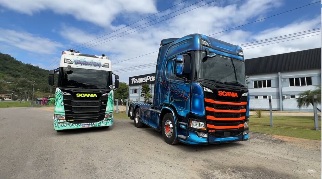 Transportadora grafita mais um Scania da sua frota 0 km