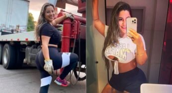 Caminhoneira Juli Figueiró grava vídeo contando drama com presente recebido por fã 