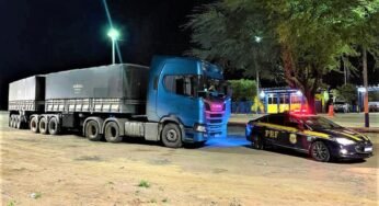 PRF prende caminhoneiro por adulteração em semirreboque