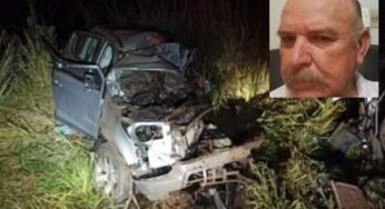 Acidente fatal: Caminhoneiro causa colisão ao jogar carro para fora da pista, resultando na morte de um motorista