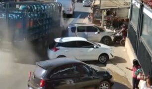 Caminhão desgovernado atinge 7 carros no Distrito Federal