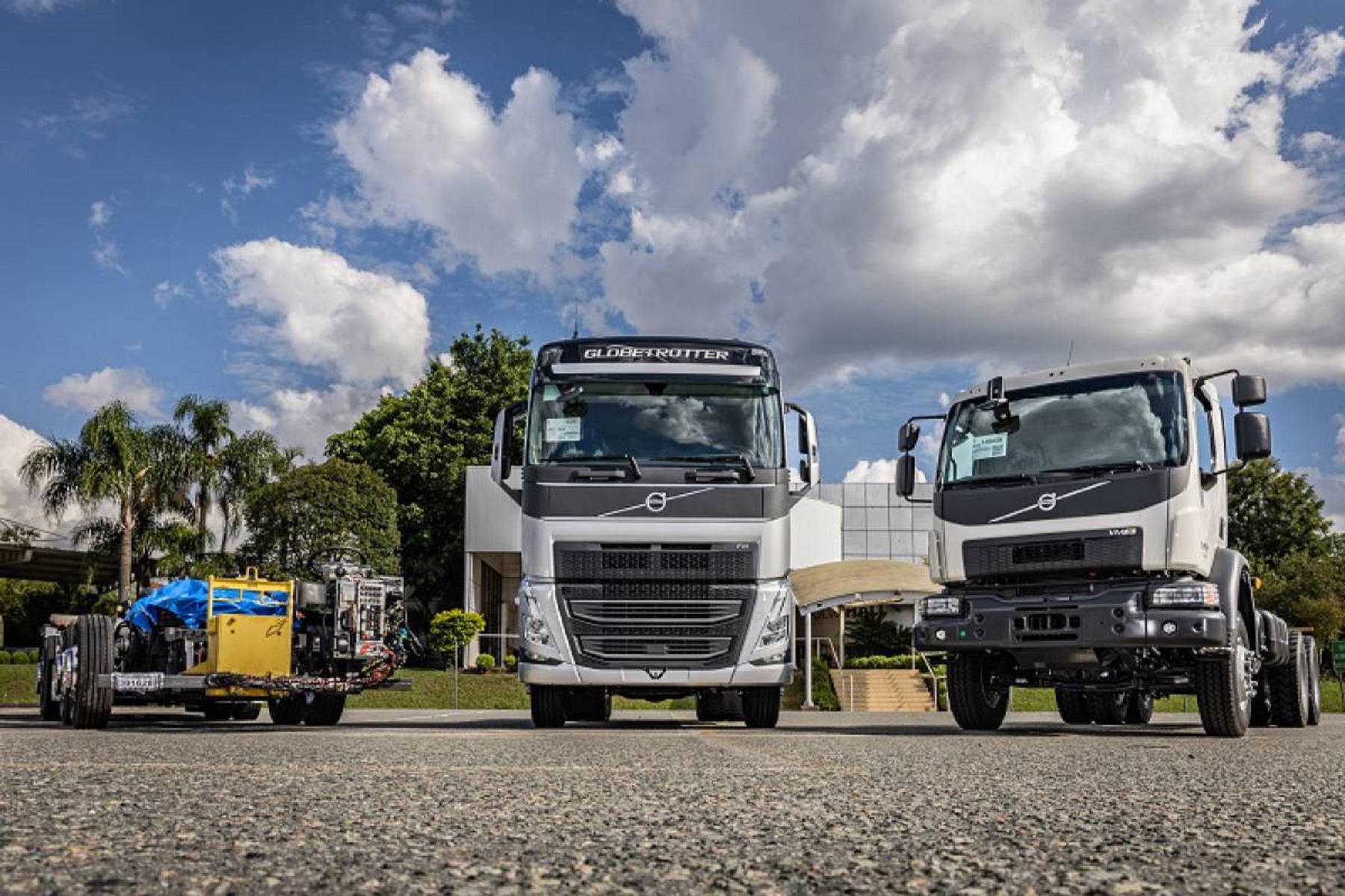 Os novos caminhões da linha VM, da Volvo, estão mais avançados e completos