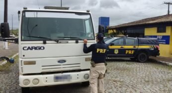PRF apreende caminhão adulterado em Sergipe