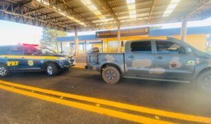 PRF apreender carga de maconha transportada em falso veículo do exército brasileiro