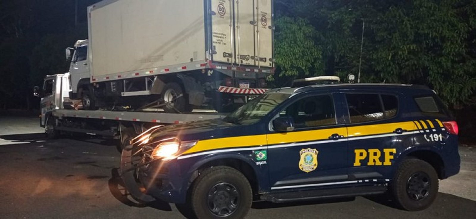 PRF recupera carreta clonada usada em furtos e roubos