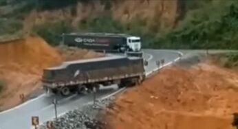 Desvio em pista pode ter provocado a morte de caminhoneiro no extremo sul da Bahia