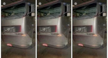 Caminhão é roubado e abandonado após ser bloqueado pelo sistema de rastreamento