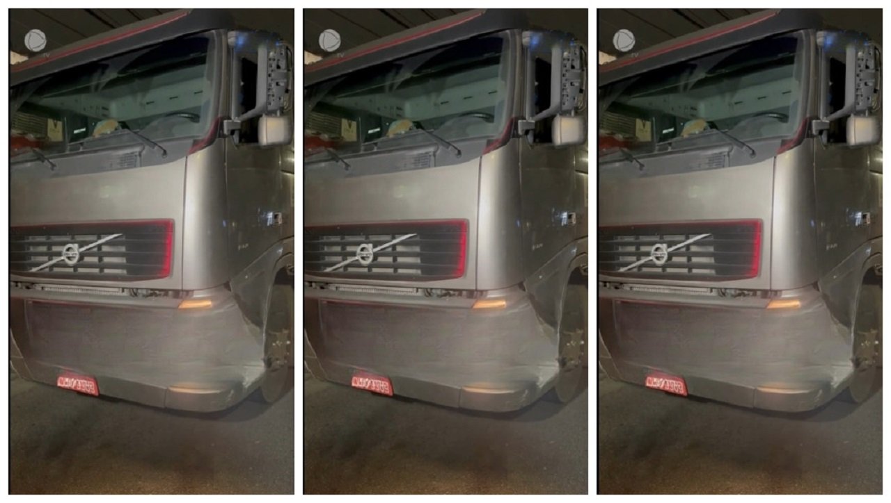 Caminhão é roubado e abandonado após ser bloqueado pelo sistema de rastreamento