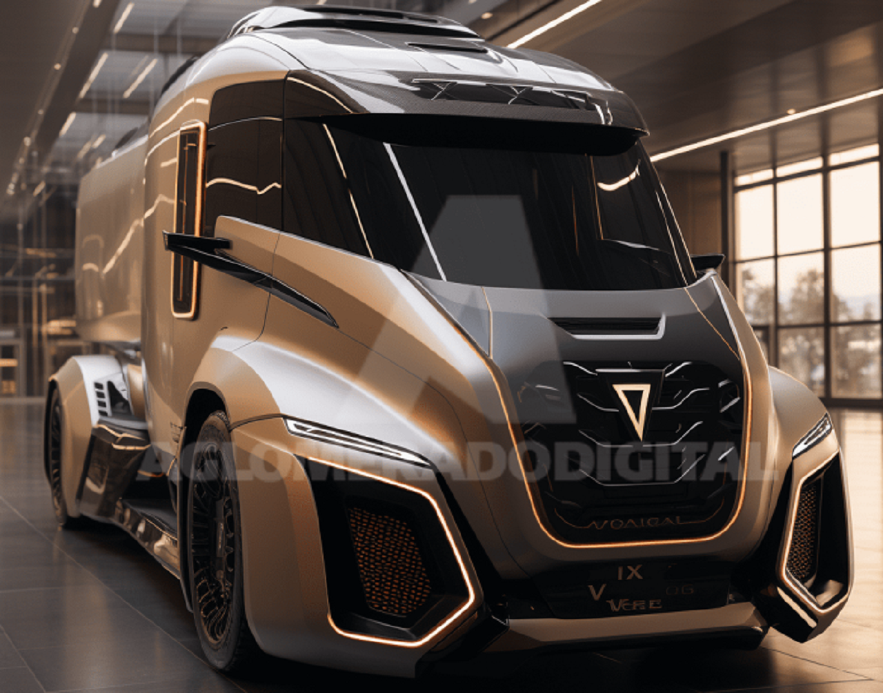 Conheça como ficaria o novo Volvo LV 140 modelo 2024